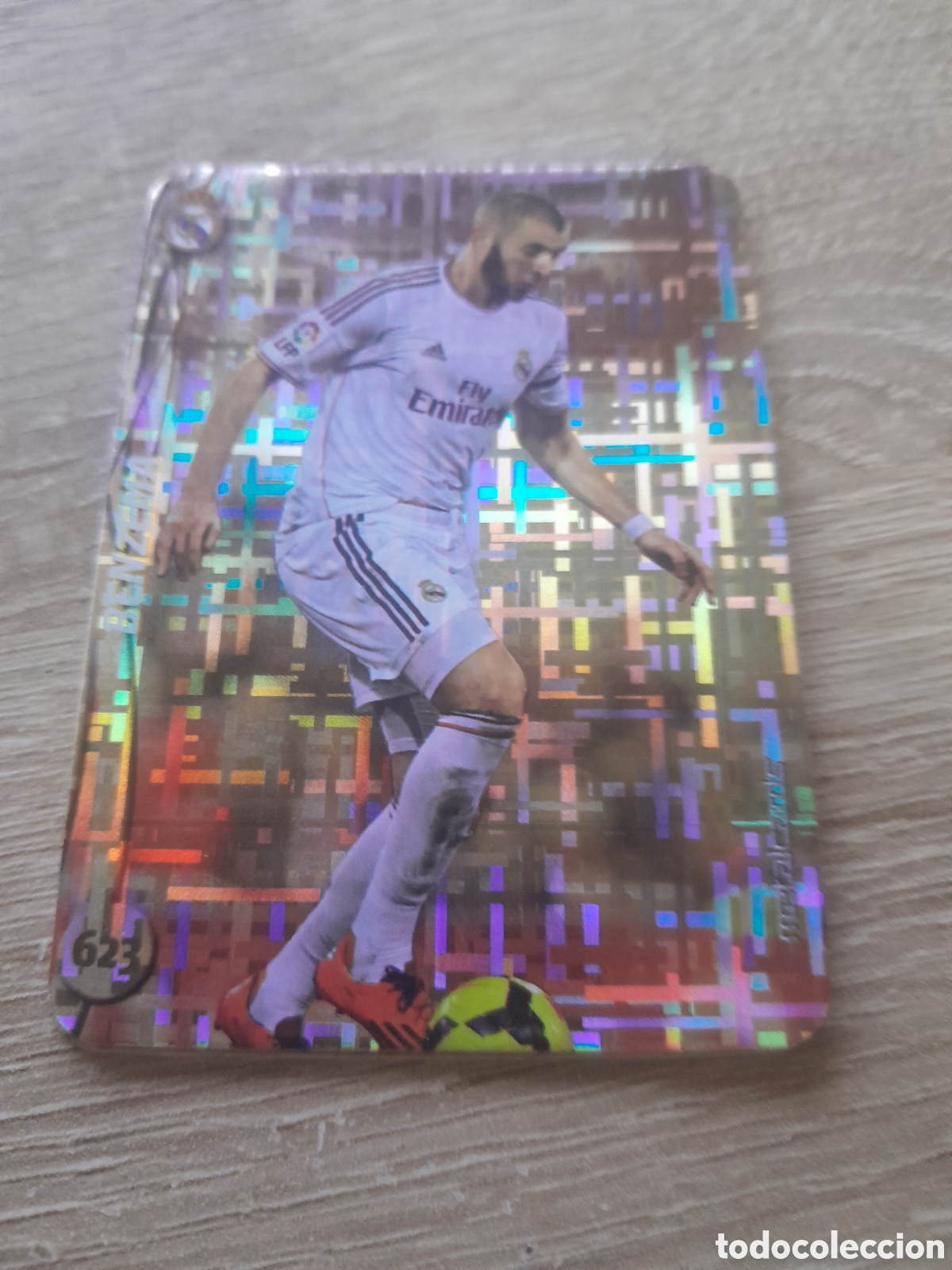 Cromos de f&uacute;tbol: n&ordm; 623 benzema mundicromo 2014 2015 tetris