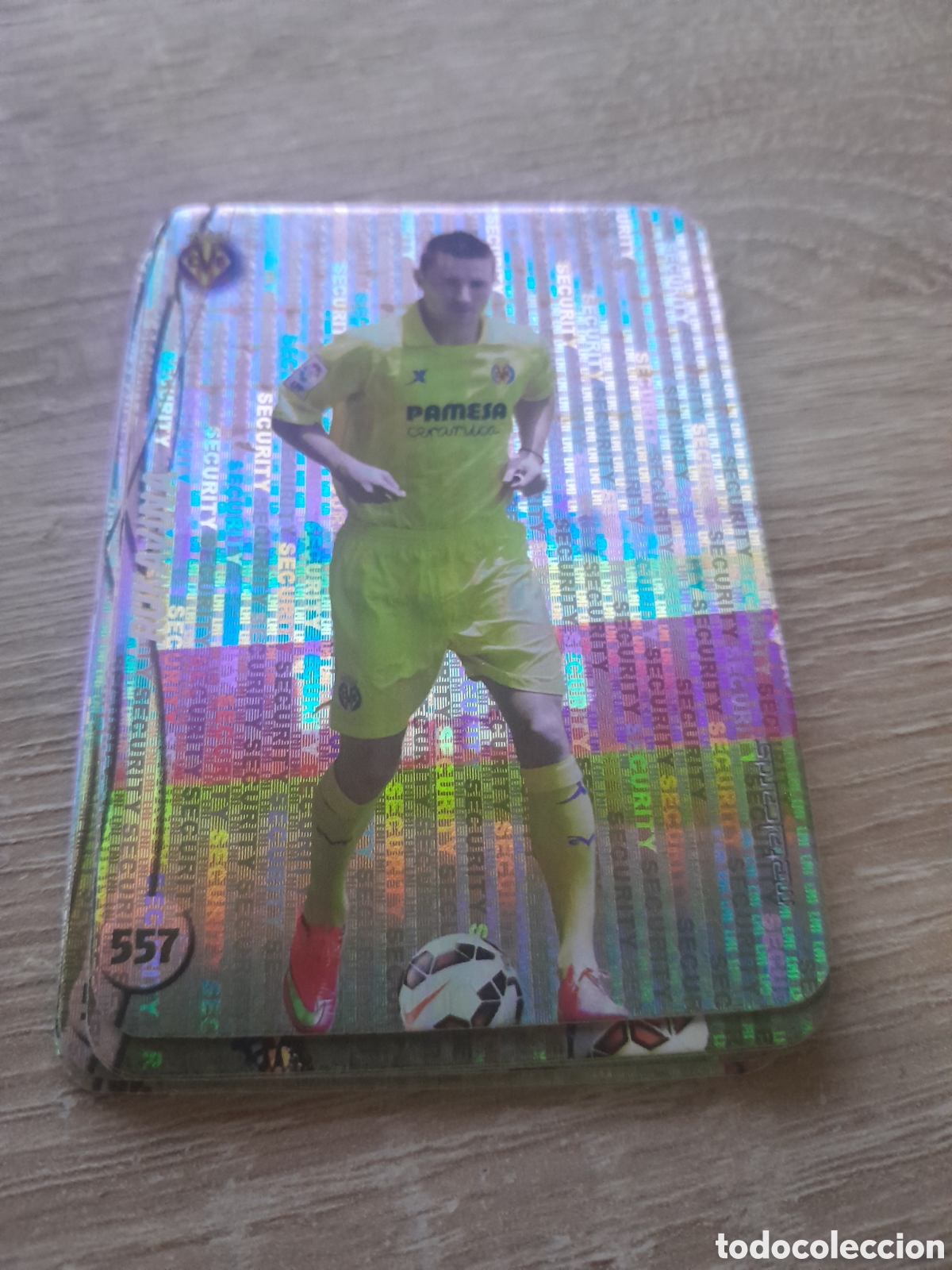 Cromos de f&uacute;tbol: n&ordm; 557 rukavina mundicromo 2014 2015 vertical