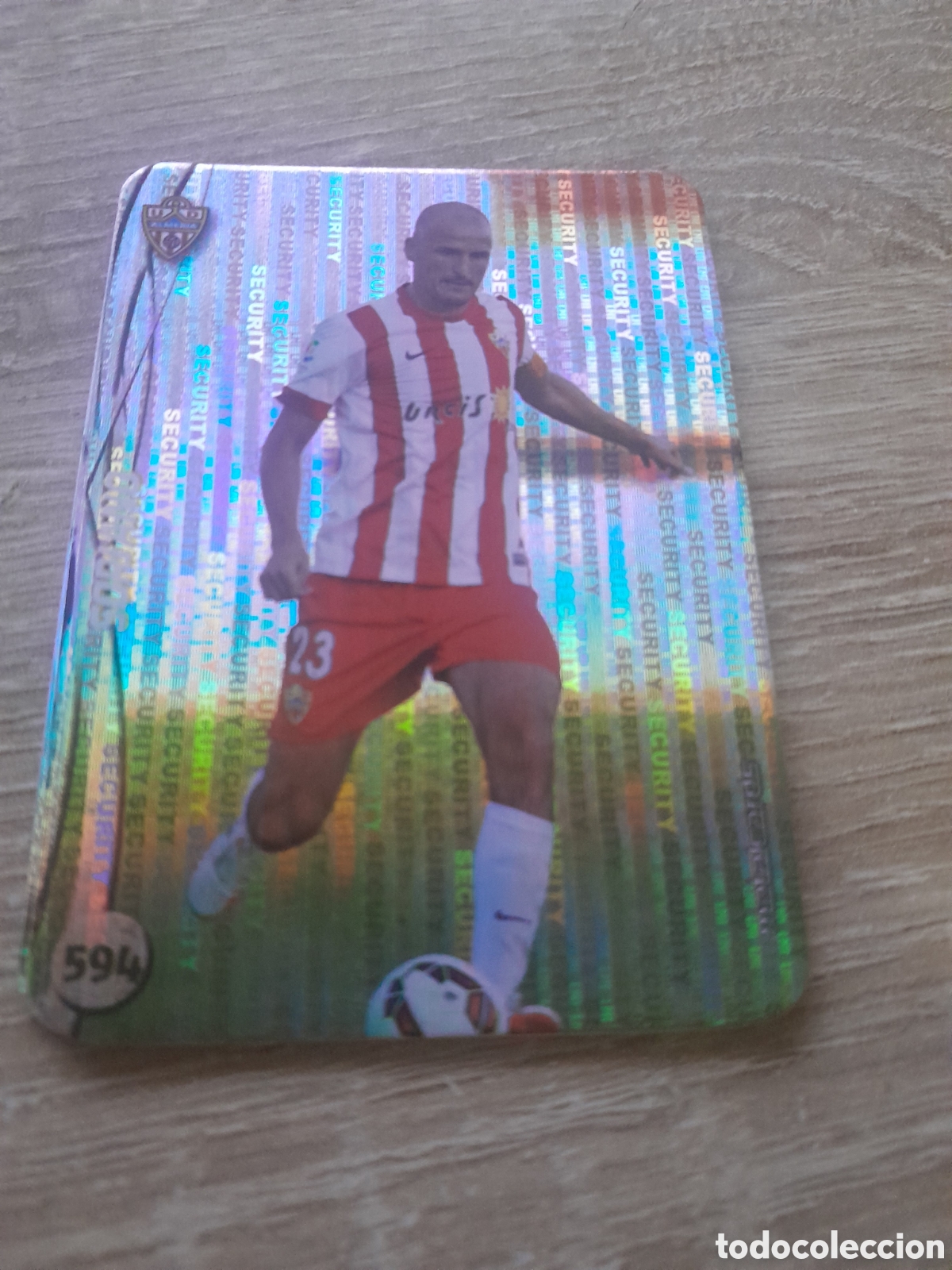 Cromos de f&uacute;tbol: n&ordm; 594 soriano mundicromo 2014 2015 vertical