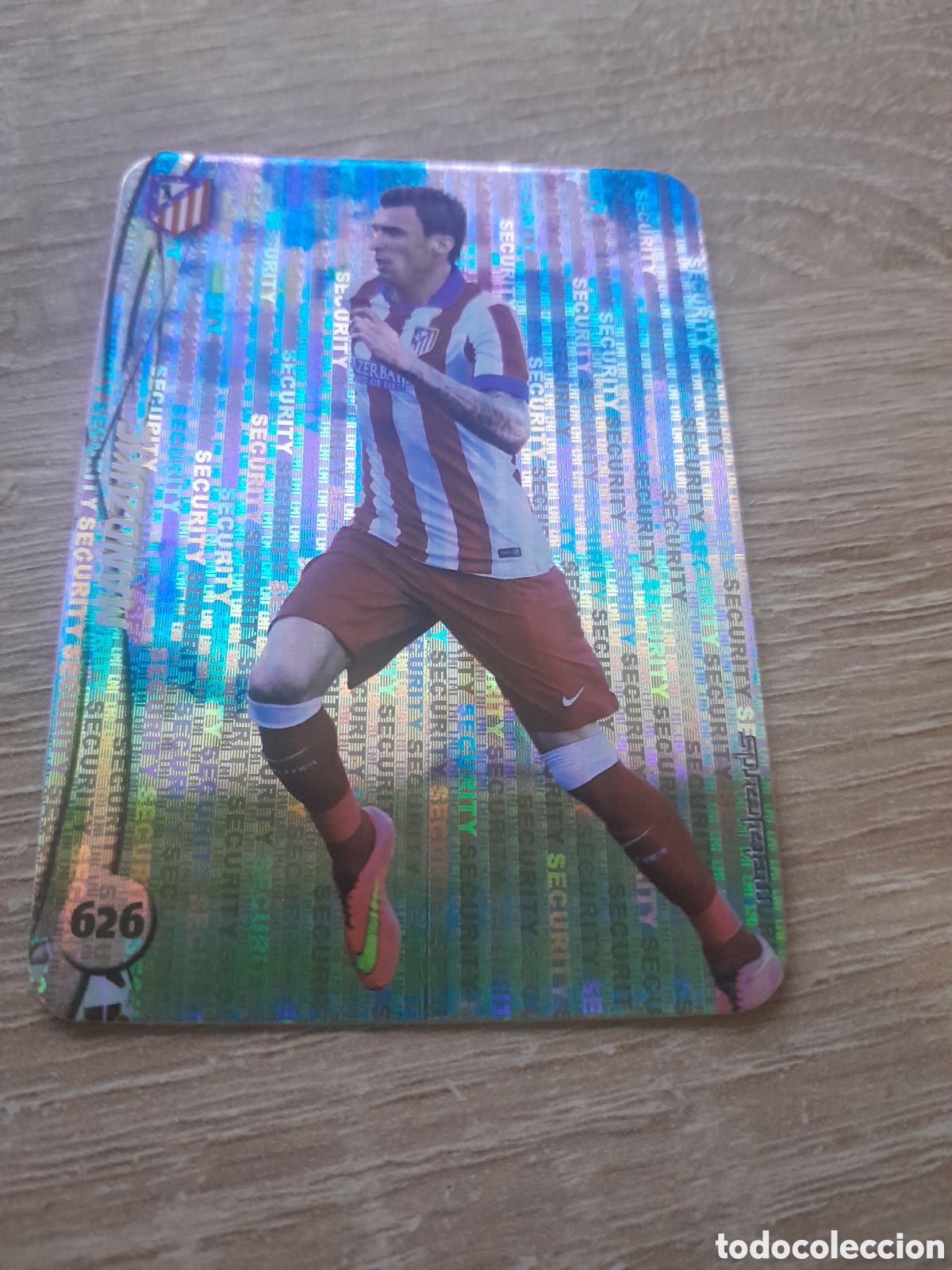 Cromos de f&uacute;tbol: n&ordm; 626 mandzujic mundicromo 2014 2015 vertical
