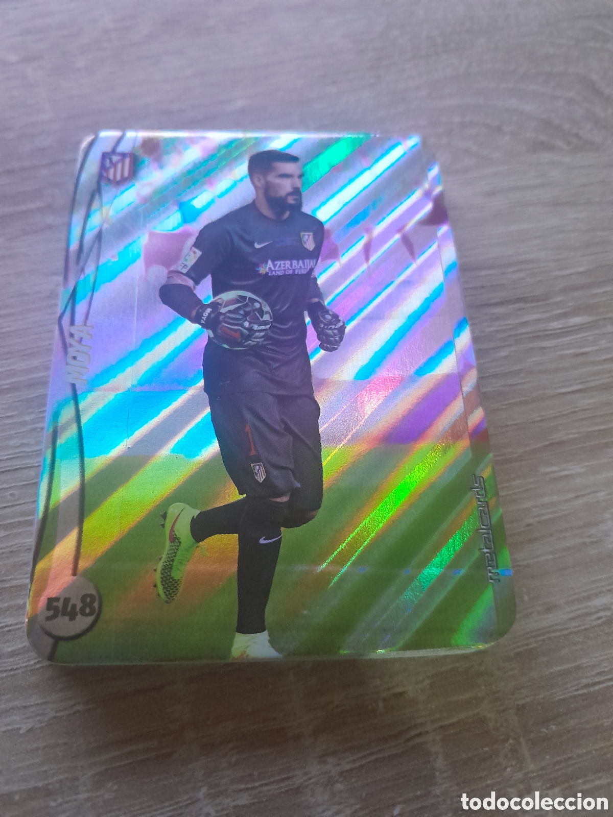 Cromos de f&uacute;tbol: n&ordm; 548 moya mundicromo 2014 2015 diagonal