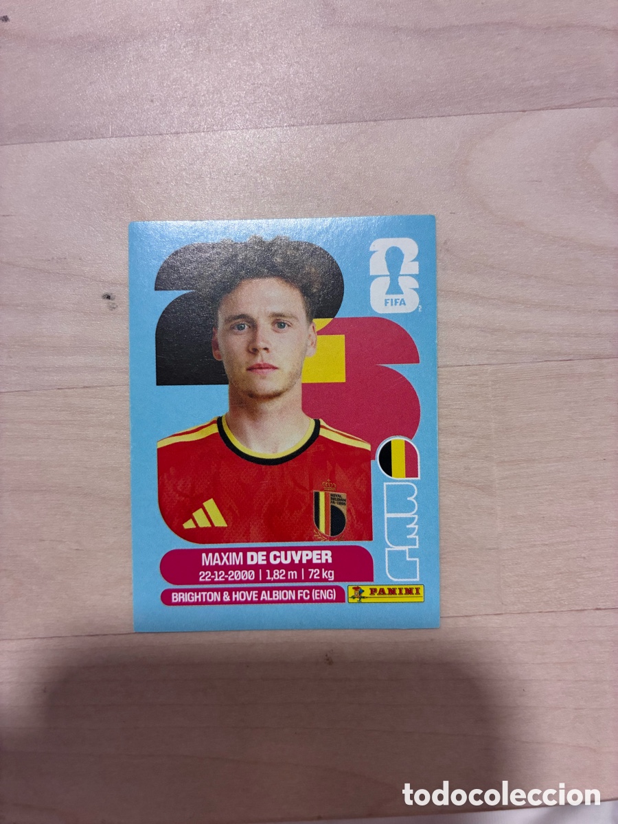 Cromos de f&uacute;tbol: Cromos Panini Mundial 2026 - BEL 7