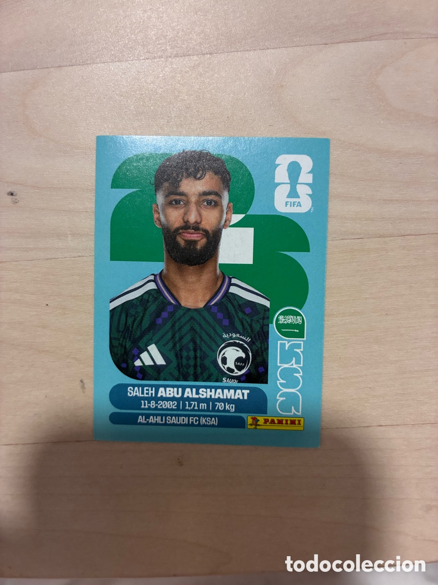 Cromos de f&uacute;tbol: Cromos Panini Mundial 2026 - KSA 14