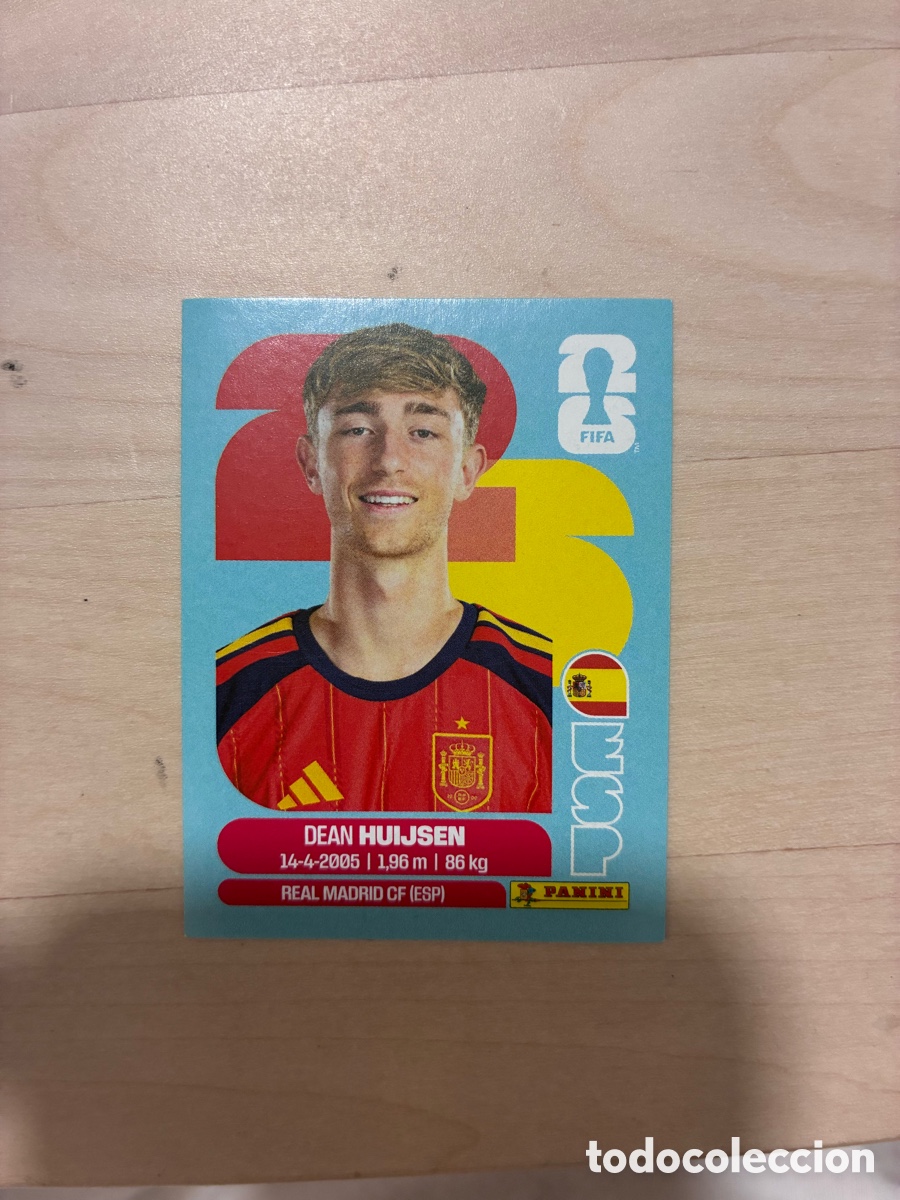 Cromos de f&uacute;tbol: Cromos Panini Mundial 2026 - ESP 5 Dean Huijsen