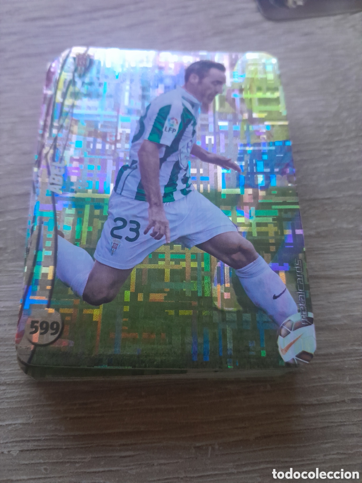 Cromos de f&uacute;tbol: n&ordm; 599 abel mundicromo 2014 2015 tetris