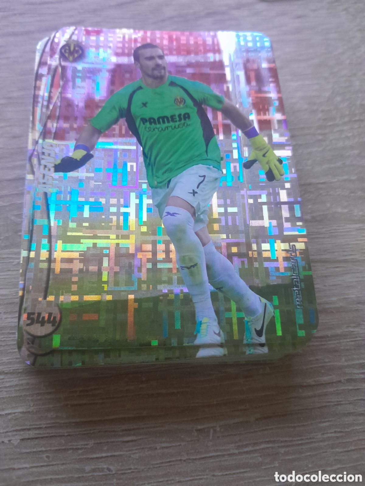 Cromos de f&uacute;tbol: n&ordm; 544 asenjo mundicromo 2014 2015 tetris