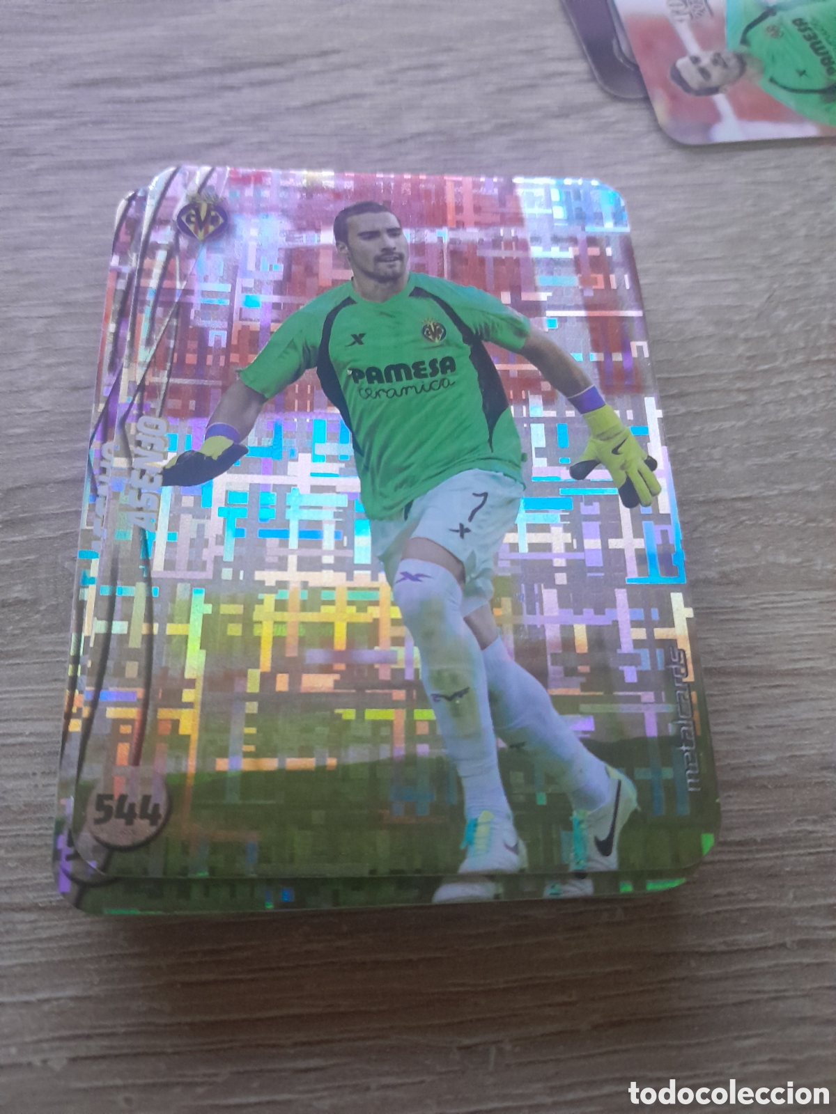Cromos de f&uacute;tbol: n&ordm; 544 asenjo mundicromo 2014 2015 tetris