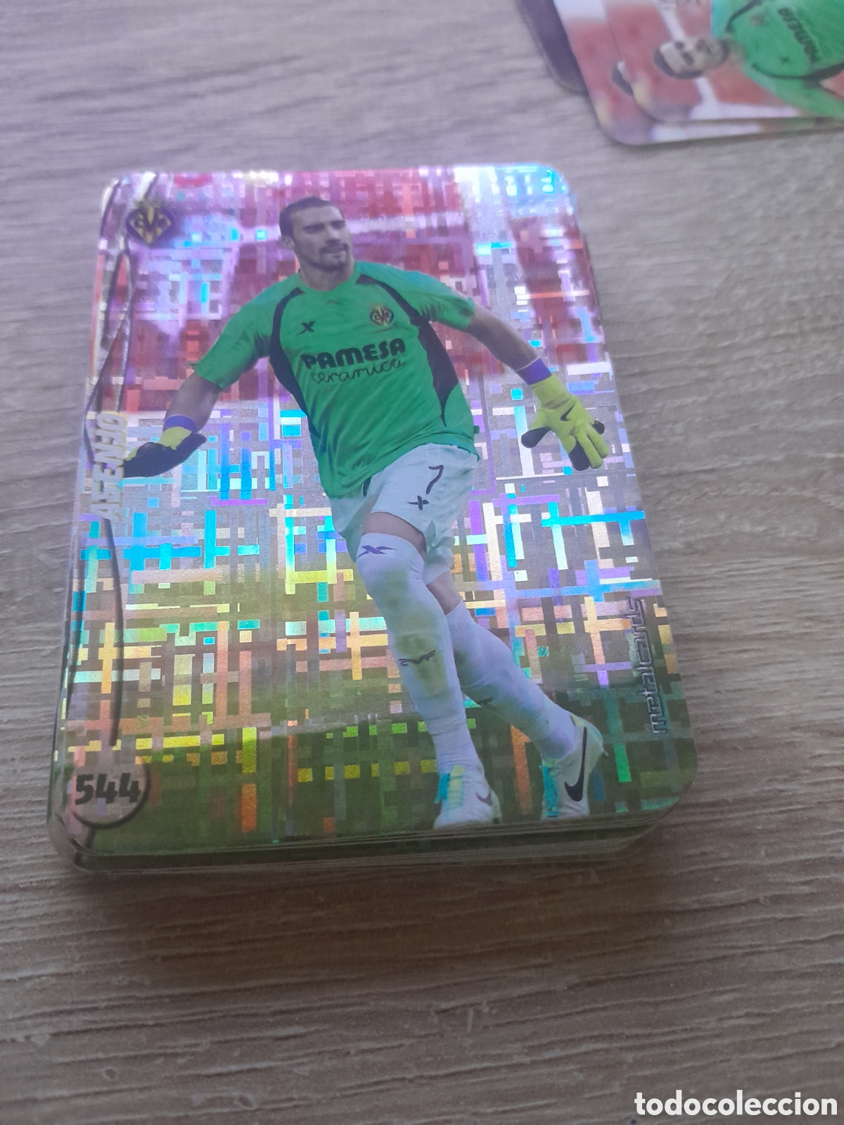 Cromos de f&uacute;tbol: n&ordm; 544 asenjo mundicromo 2014 2015 tetris