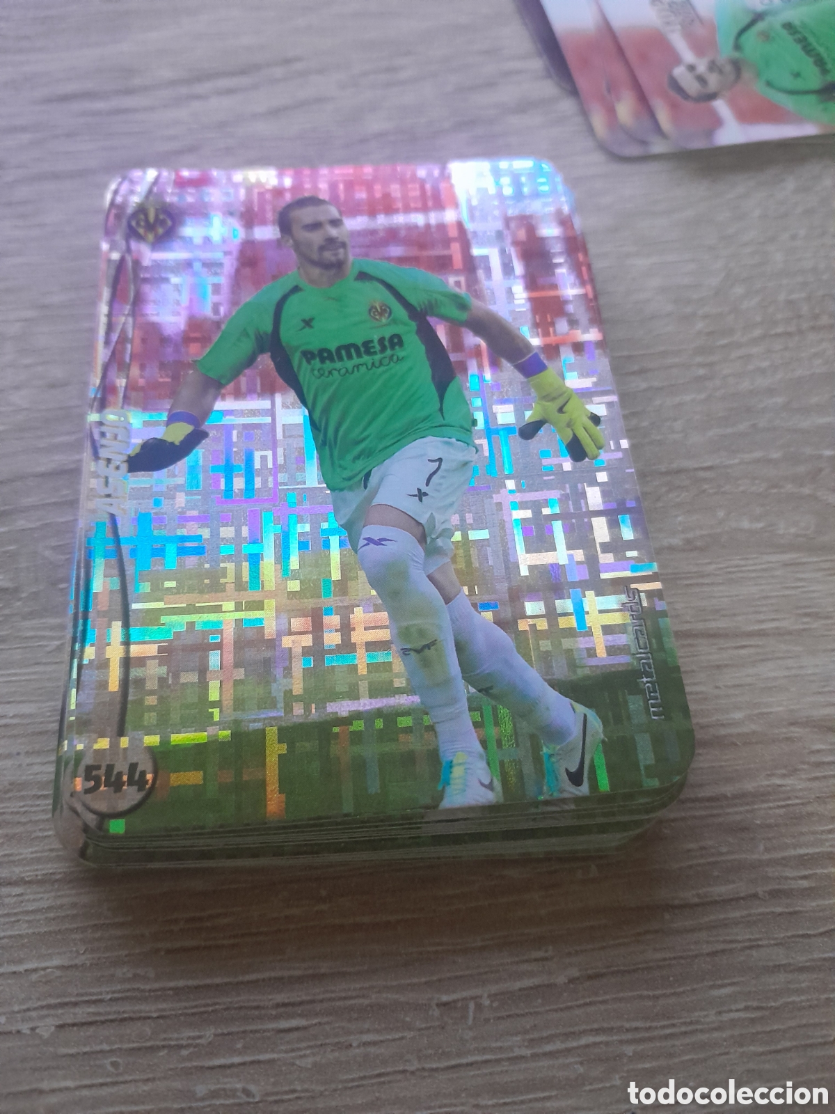 Cromos de f&uacute;tbol: n&ordm; 544 asenjo mundicromo 2014 2015 tetris