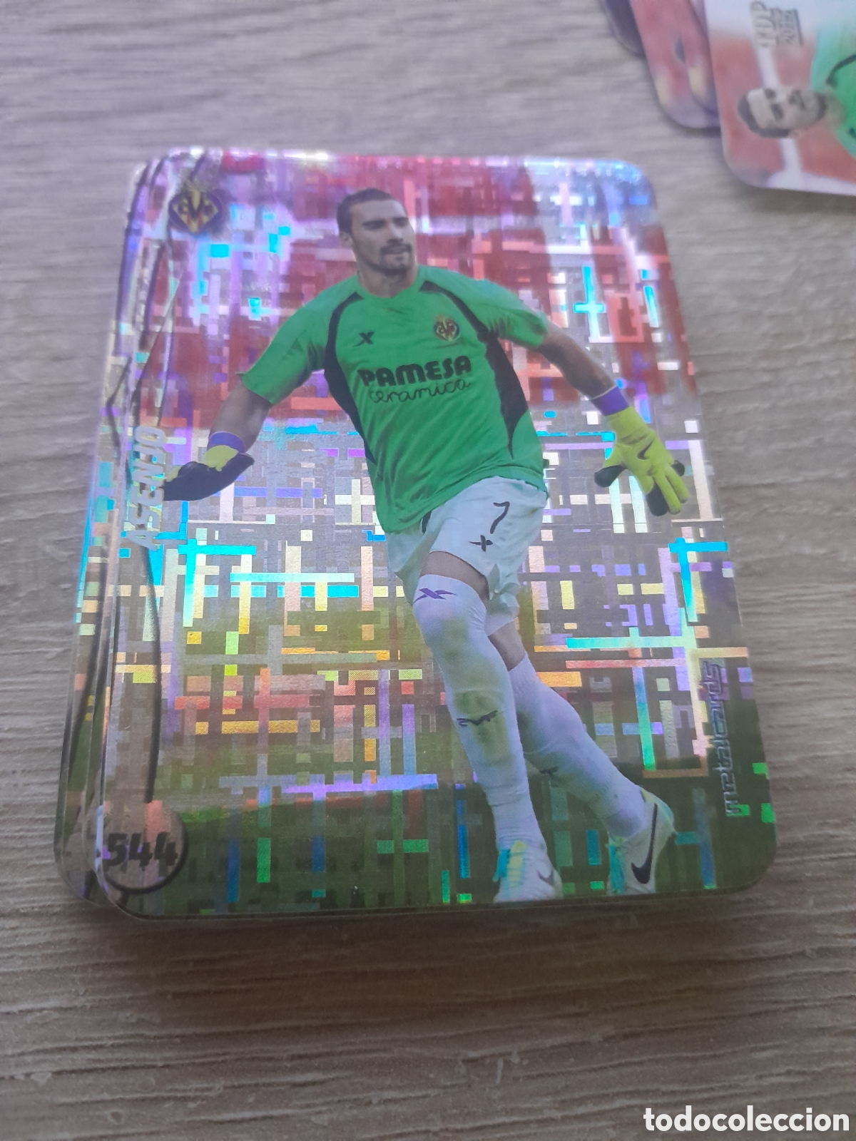 Cromos de f&uacute;tbol: n&ordm; 544 asenjo mundicromo 2014 2015 tetris
