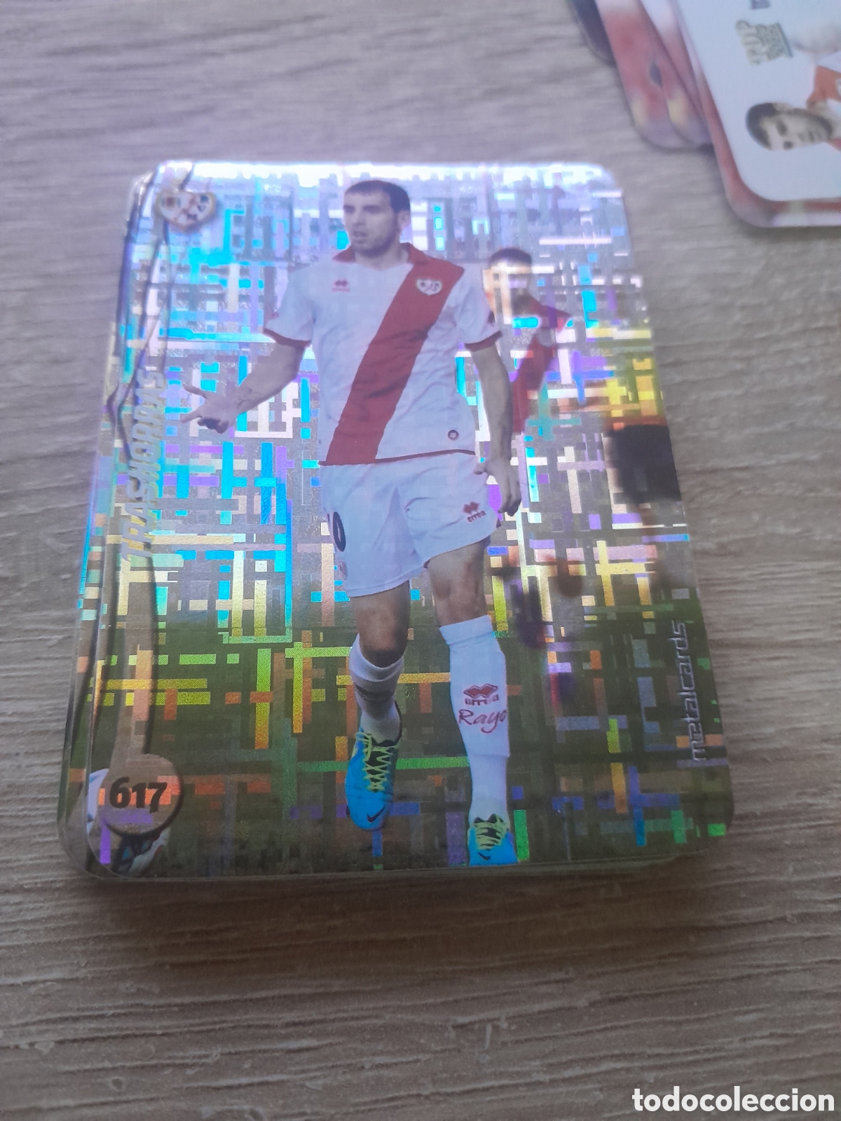 Cromos de f&uacute;tbol: n&ordm; 617 trashorras mundicromo 2014 2015 tetris