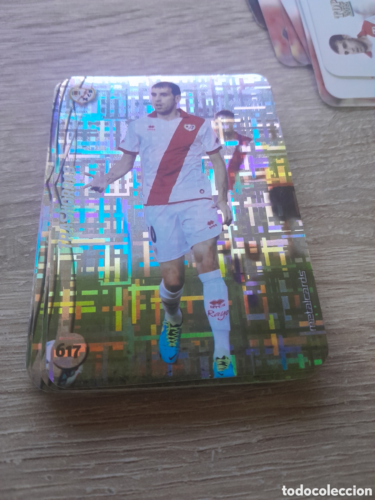 Cromos de f&uacute;tbol: n&ordm; 617 trashorras mundicromo 2014 2015 tetris