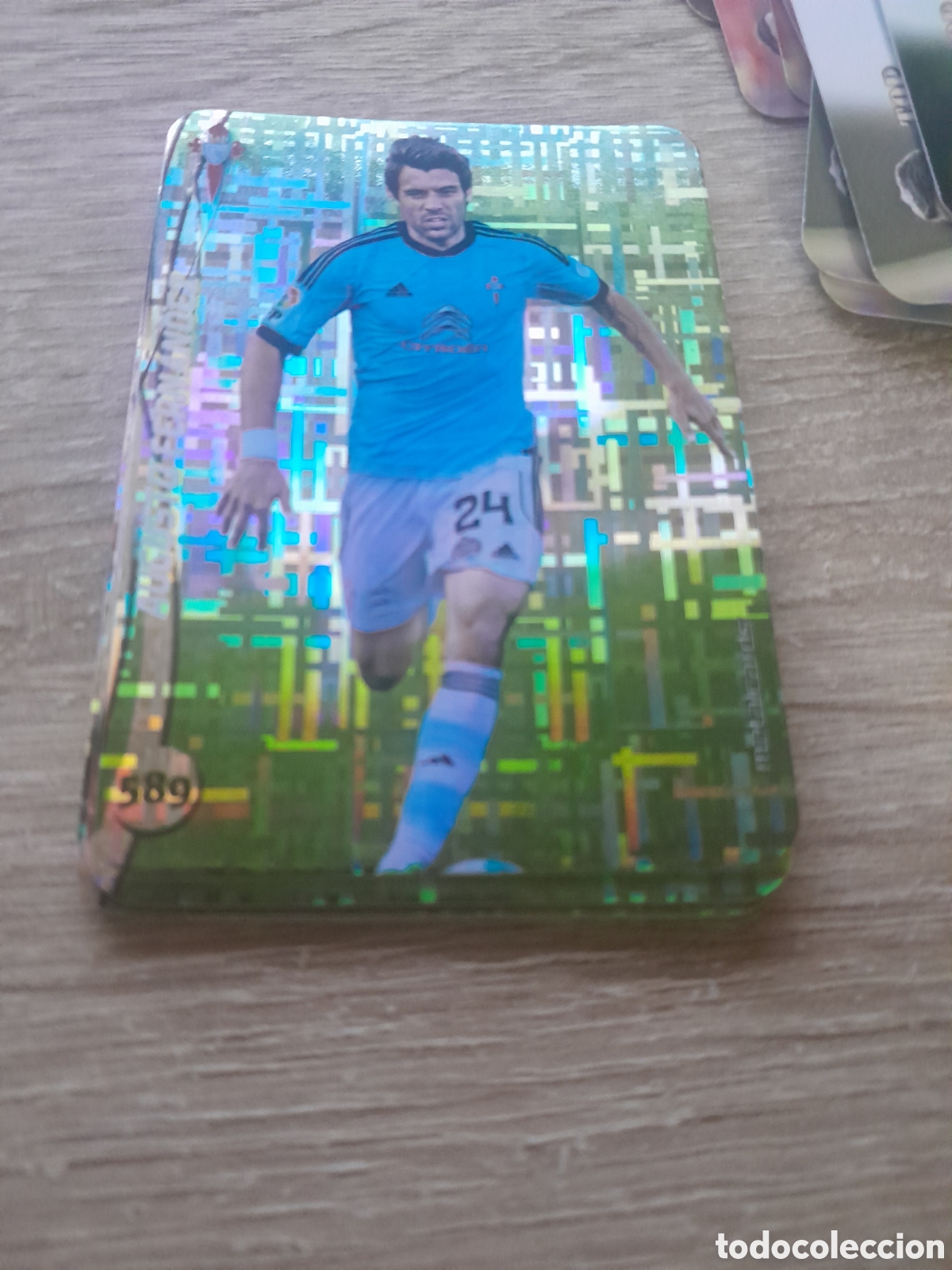 Cromos de f&uacute;tbol: n&ordm; 589 augusto fernandez mundicromo 2014 2015 tetris