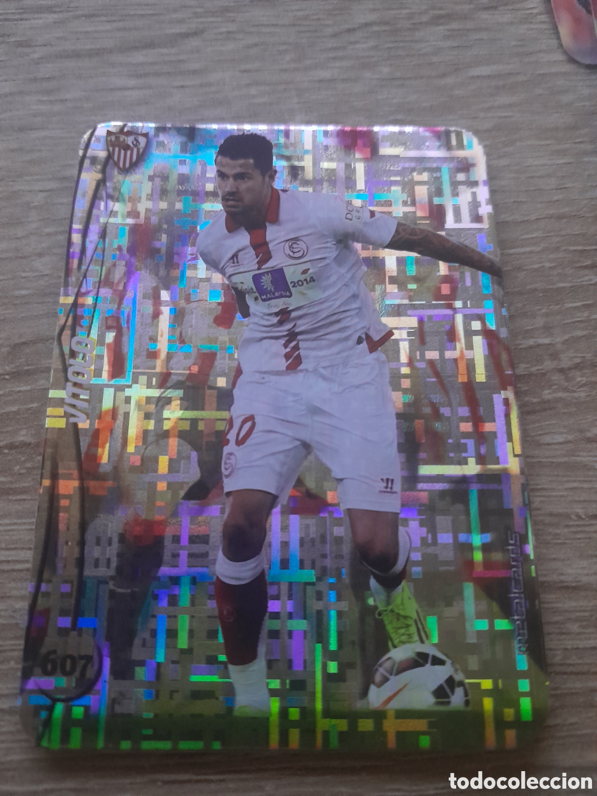 Cromos de f&uacute;tbol: n&ordm; 607 vitolo mundicromo 2014 2015 tetris
