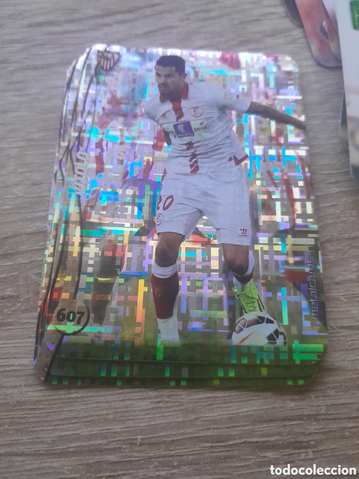 Cromos de f&uacute;tbol: n&ordm; 607 vitolo mundicromo 2014 2015 tetris