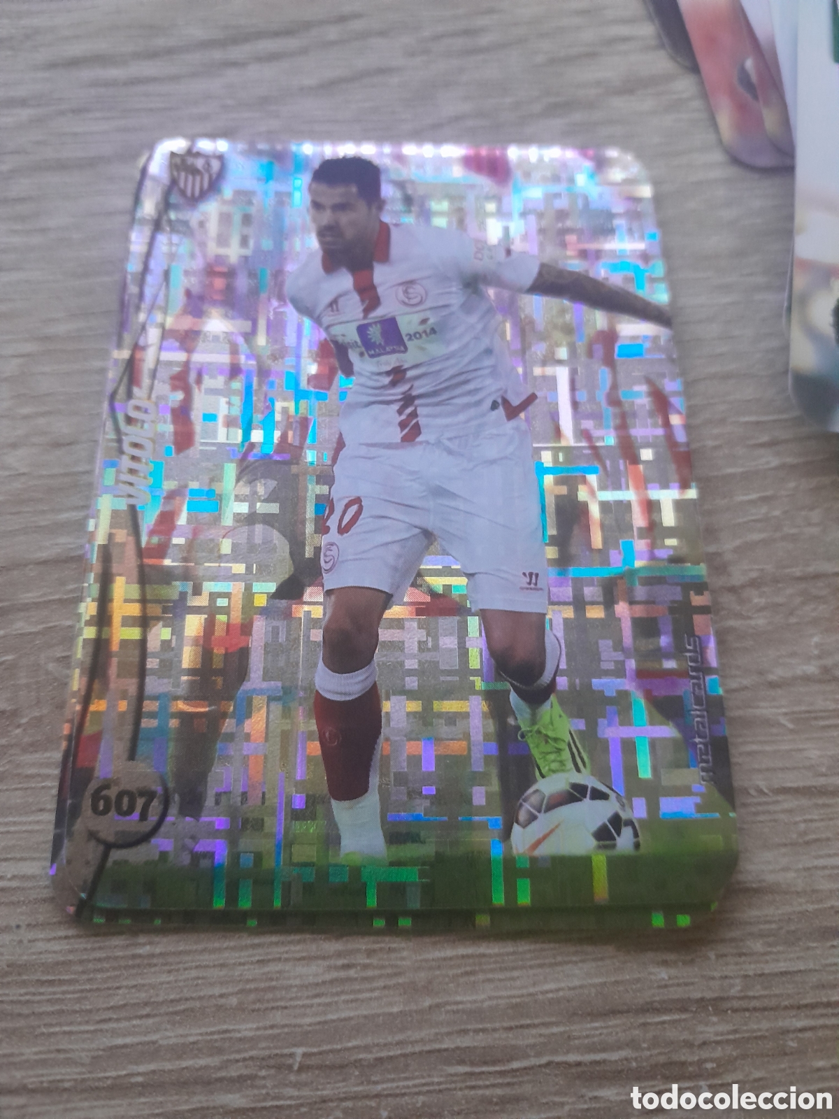 Cromos de f&uacute;tbol: n&ordm; 607 vitolo mundicromo 2014 2015 tetris