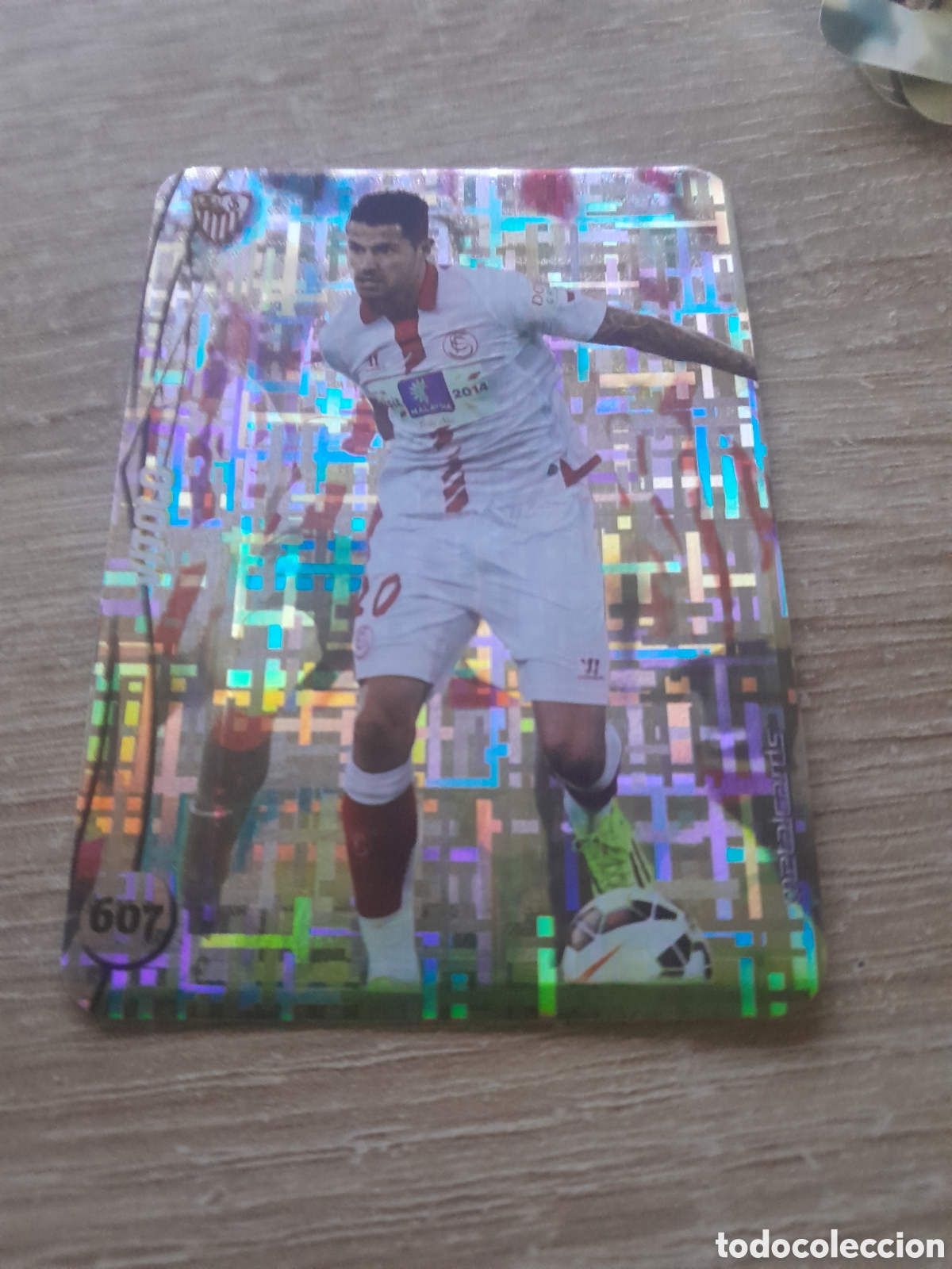 Cromos de f&uacute;tbol: n&ordm; 607 vitolo mundicromo 2014 2015 tetris