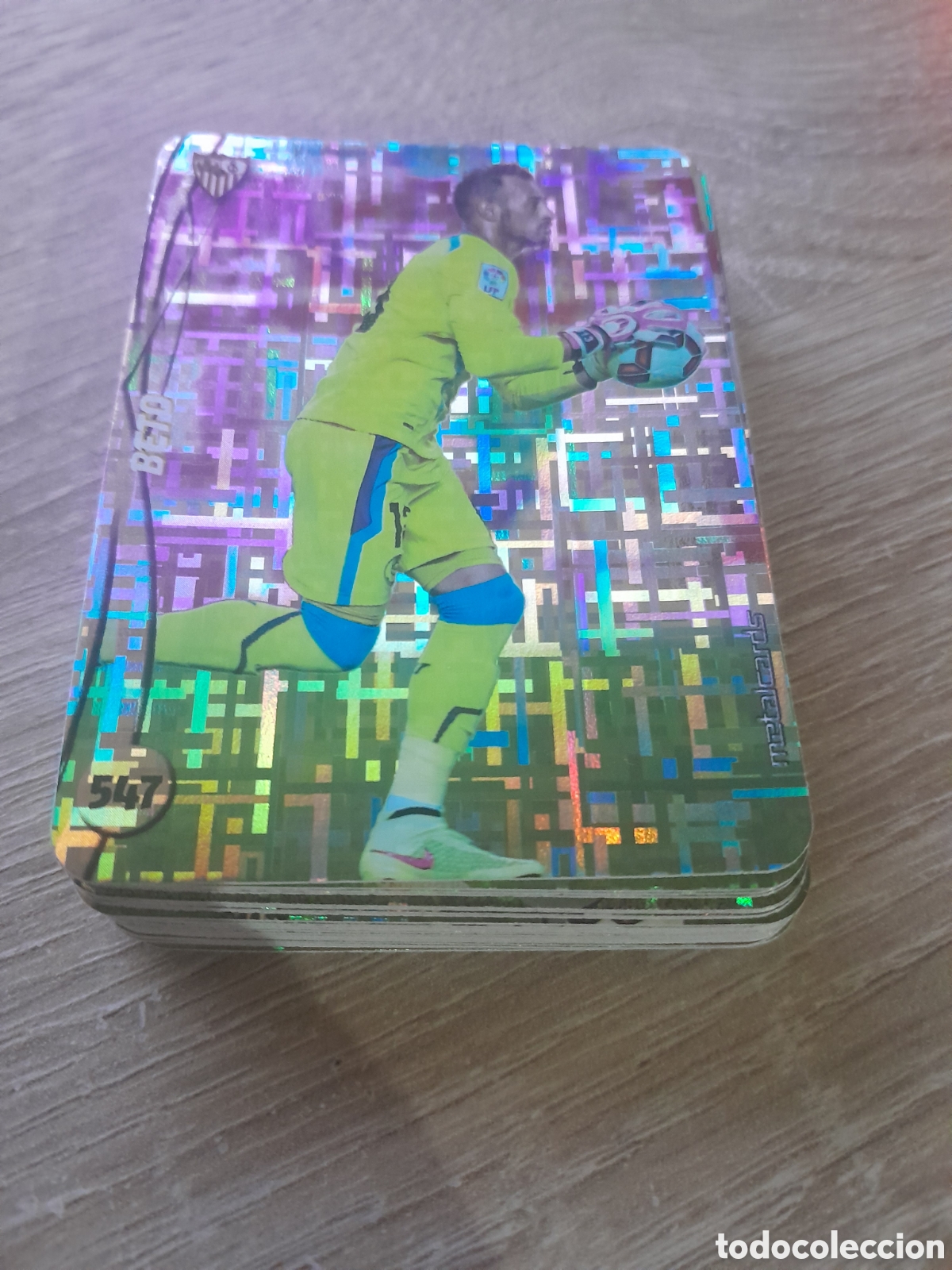 Football Stickers: n&ordm; 547 beto mundicromo 2014 2015 tetris