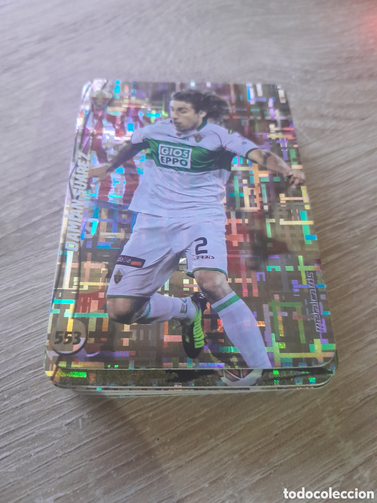 Cromos de f&uacute;tbol: n&ordm; 553 damian suarez mundicromo 2014 2015 tetris