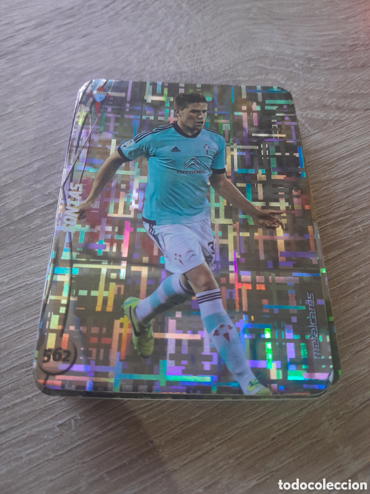 Cromos de f&uacute;tbol: n&ordm; 562 fontas mundicromo 2014 2015 tetris