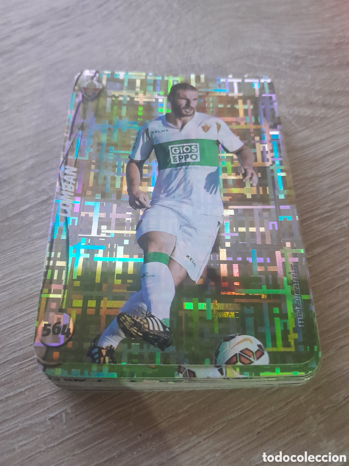 Cromos de f&uacute;tbol: n&ordm; 564 lomban mundicromo 2014 2015 tetris