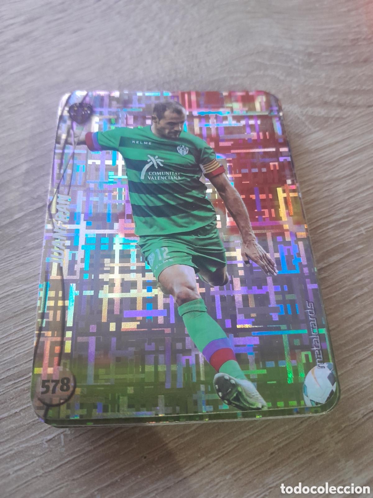 Cromos de f&uacute;tbol: n&ordm; 578 juanfran mundicromo 2014 2015 tetris