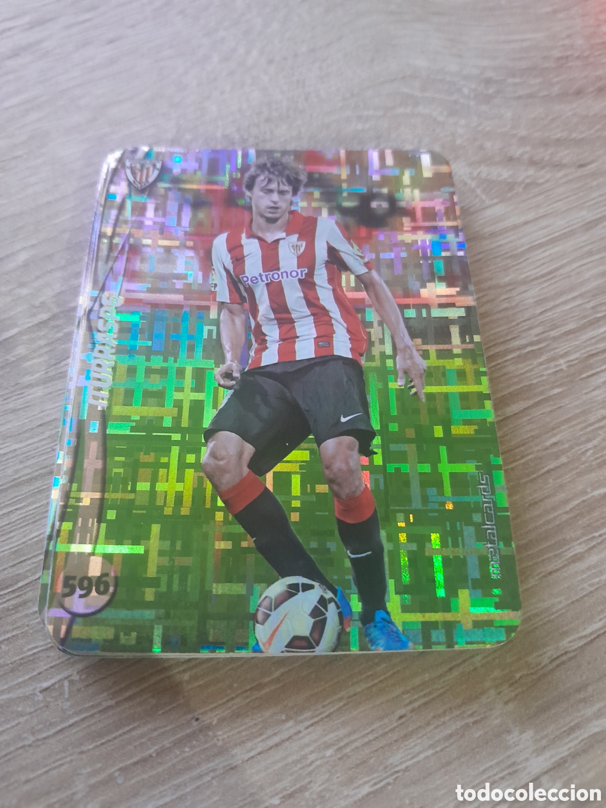 Cromos de f&uacute;tbol: n&ordm; 596 iturraspe mundicromo 2014 2015 tetris
