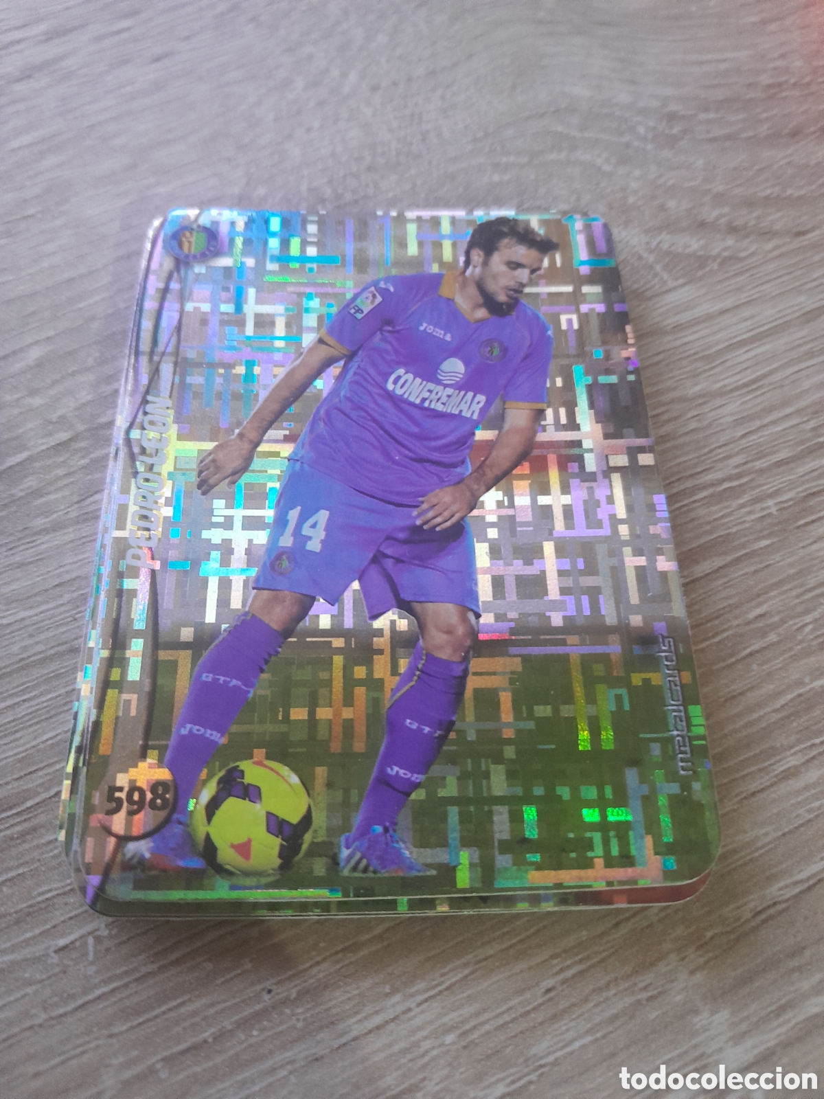 Cromos de f&uacute;tbol: n&ordm; 598 pedro leon mundicromo 2014 2015 tetris