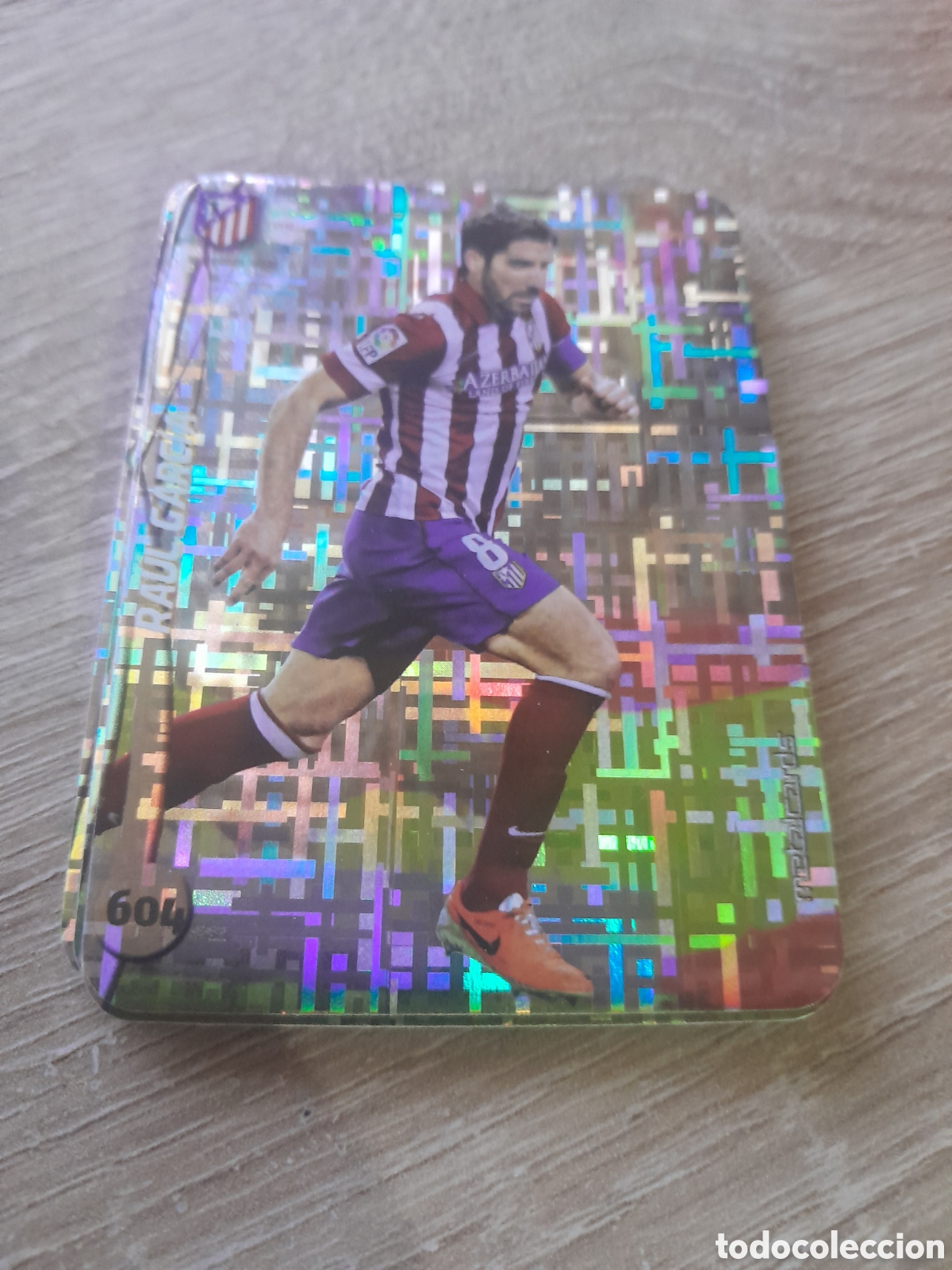 Cromos de f&uacute;tbol: n&ordm; 604 raul garcia mundicromo 2014 2015 tetris