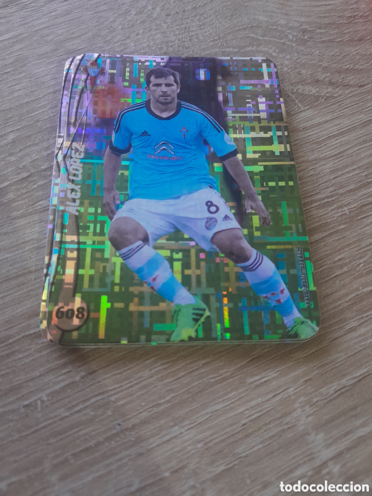 Cromos de f&uacute;tbol: n&ordm; 608 alex lopez mundicromo 2014 2015 tetris