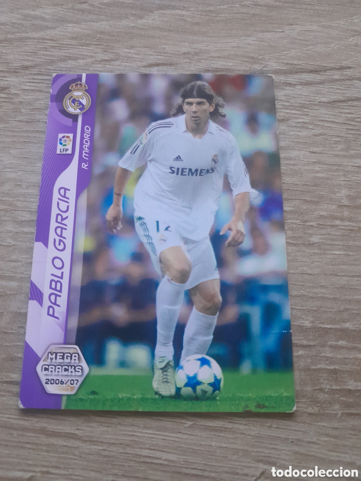 Cromos de f&uacute;tbol: pablo garcia n&ordm; 190 real madrid megacracks 2006 2007