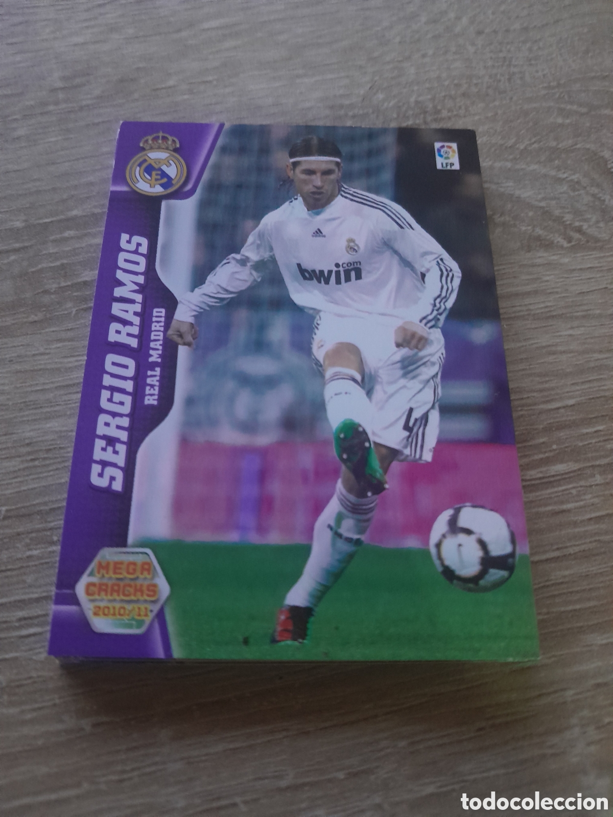 Cromos de f&uacute;tbol: n&ordm; 165 sergio ramos real madrid megacracks 2010 2011 liga mgk 2010-11