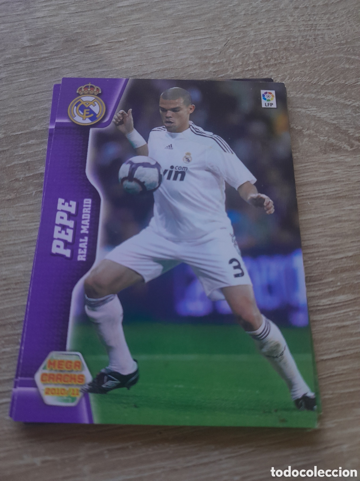 Cromos de f&uacute;tbol: n&ordm; 169 pepe real madrid megacracks 2010 2011 liga mgk 2010-11