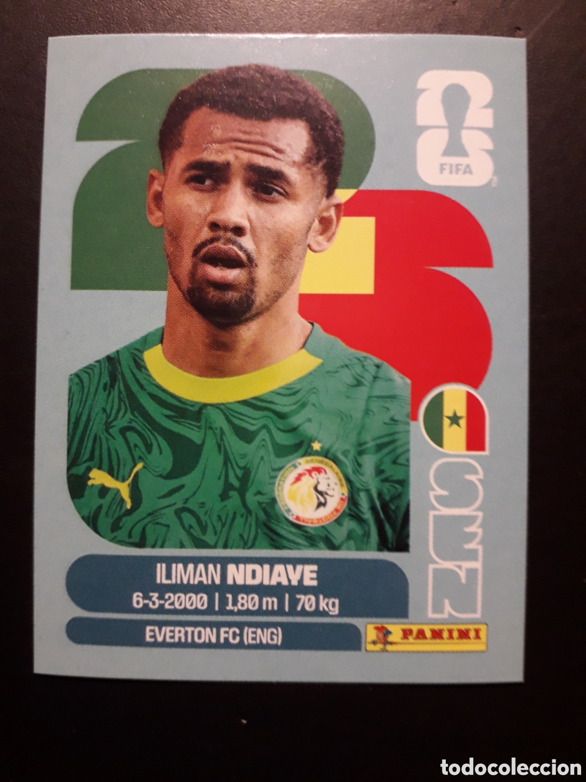 Cromos de f&uacute;tbol: NDIAVE SENEGAL SEN 18 MUNDIAL F&Uacute;TBOL 2026 FIFA WORLD CUP PANINI SIN PEGAR PEDIDO M&Iacute;NIMO 3&euro;
