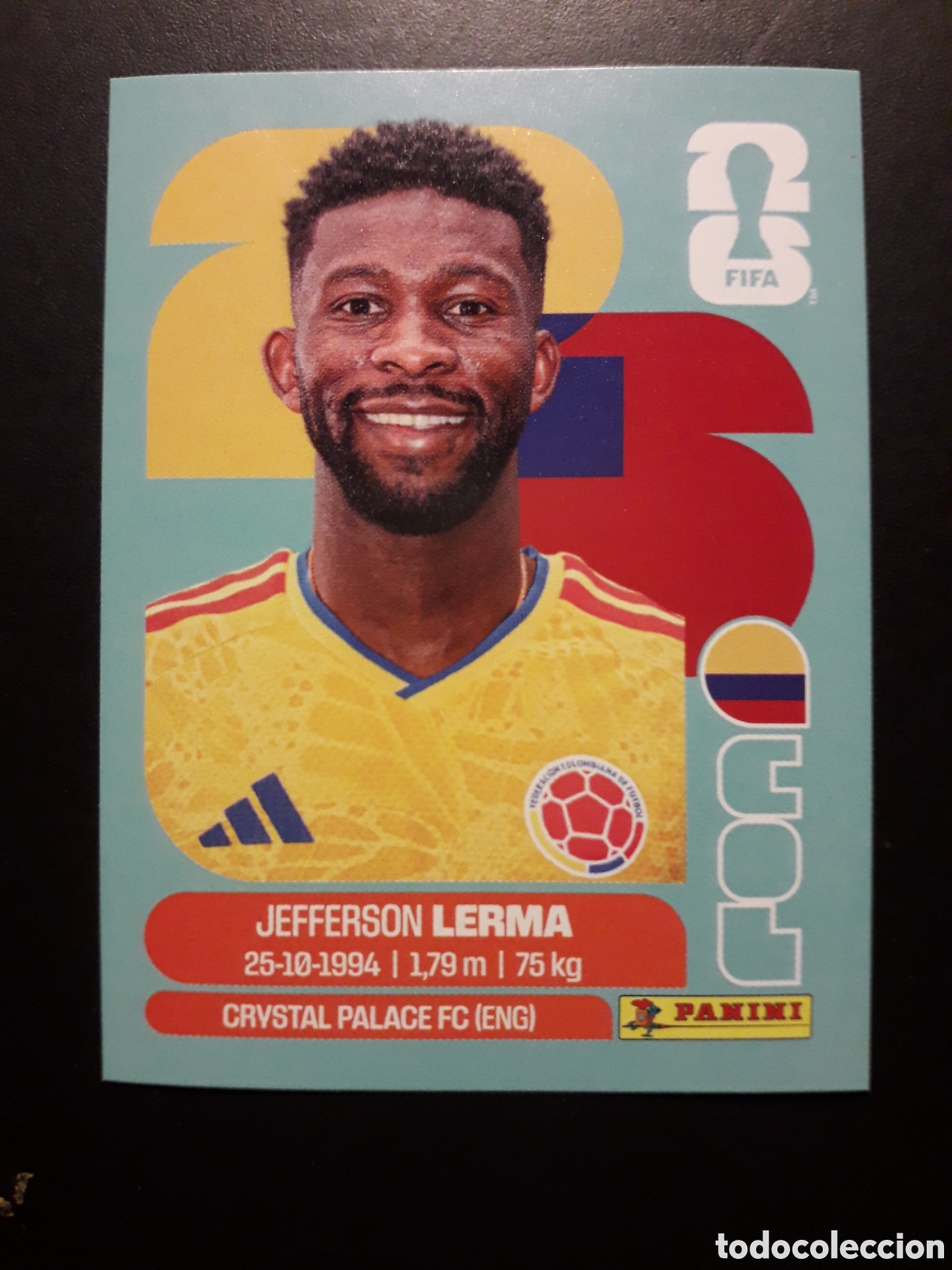 Cromos de f&uacute;tbol: LERMA COLOMBIA COL 10 MUNDIAL F&Uacute;TBOL 2026 FIFA WORLD CUP PANINI SIN PEGAR PEDIDO M&Iacute;NIMO 3&euro;