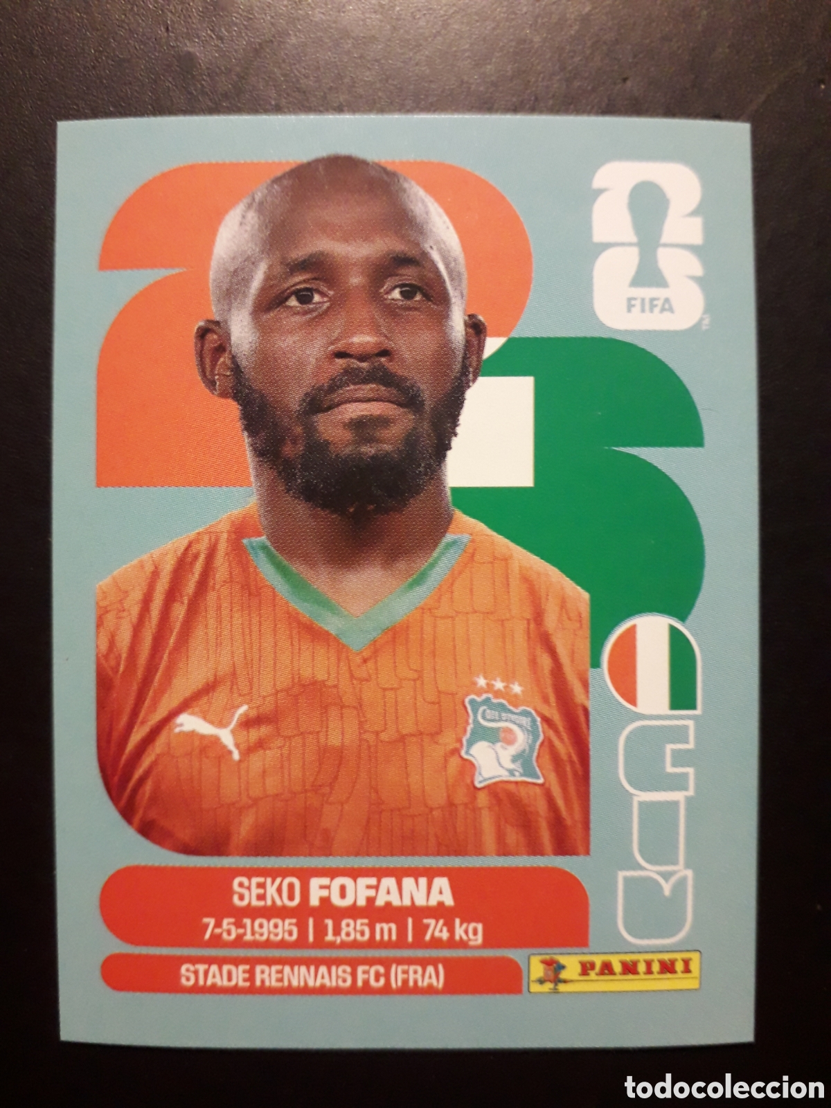 Cromos de f&uacute;tbol: SEKO FOFANA COSTA MARFIL CIV 11 MUNDIAL F&Uacute;TBOL 2026 FIFA WORLD CUP PANINI SIN PEG PEDIDO M&Iacute;NIMO 3&euro;