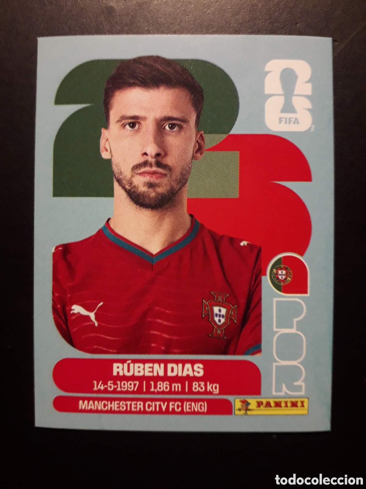 Cromos de f&uacute;tbol: RUB&Eacute;N DIAS PORTUGAL POR 4 MUNDIAL F&Uacute;TBOL 2026 FIFA WORLD CUP PANINI SIN PEGAR PEDIDO M&Iacute;NIMO 3&euro;