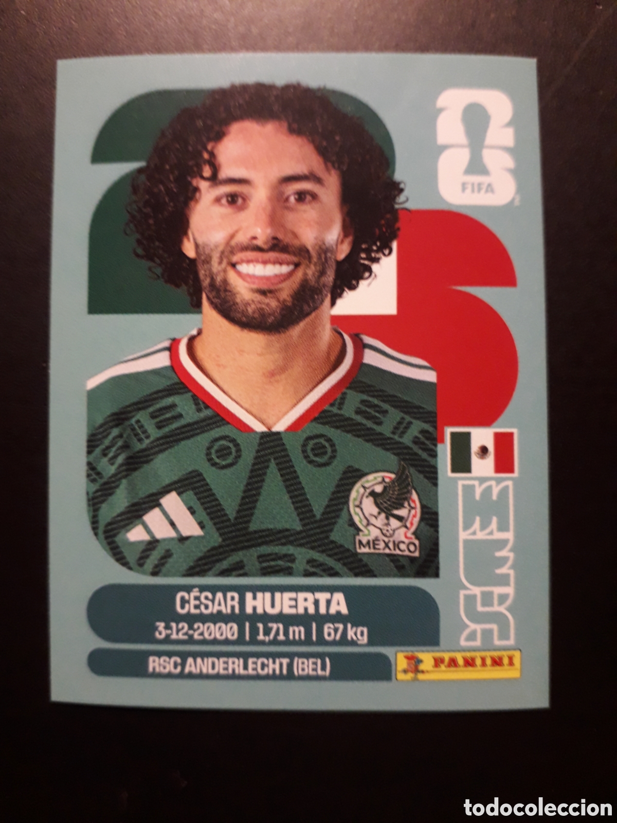Cartes &agrave; collectionner de Football: HUERTA M&Eacute;XICO MEX 20 MUNDIAL F&Uacute;TBOL 2026 FIFA WORLD CUP PANINI SIN PEGAR PEDIDO M&Iacute;NIMO 3&euro;