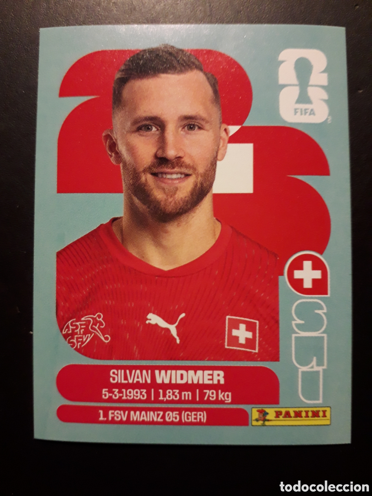 Cartes &agrave; collectionner de Football: WIDMER SUIZA SUI 8 MUNDIAL F&Uacute;TBOL 2026 FIFA WORLD CUP PANINI SIN PEGAR PEDIDO M&Iacute;NIMO 3&euro;