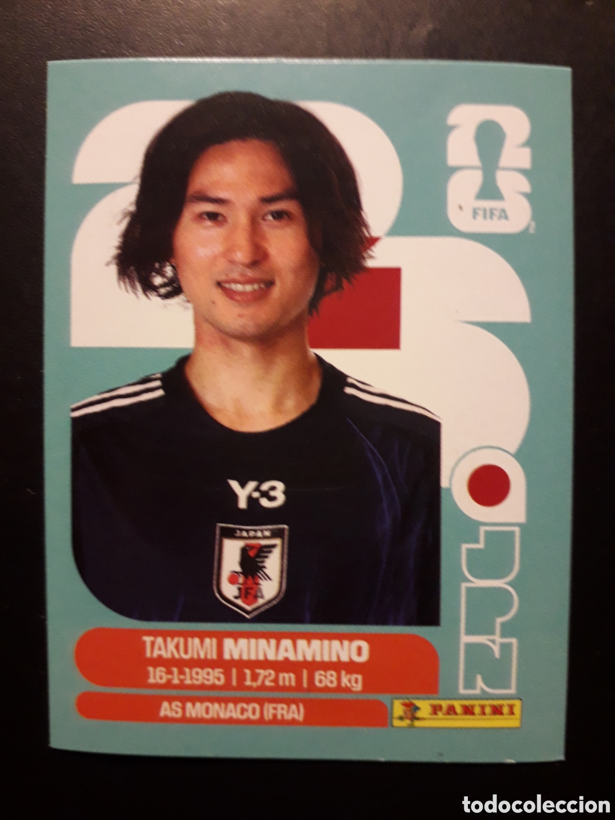 Cromos de f&uacute;tbol: MINAMINO JAP&Oacute;N JPN 16 MUNDIAL F&Uacute;TBOL 2026 FIFA WORLD CUP PANINI SIN PEGAR PEDIDO M&Iacute;NIMO 3&euro;.