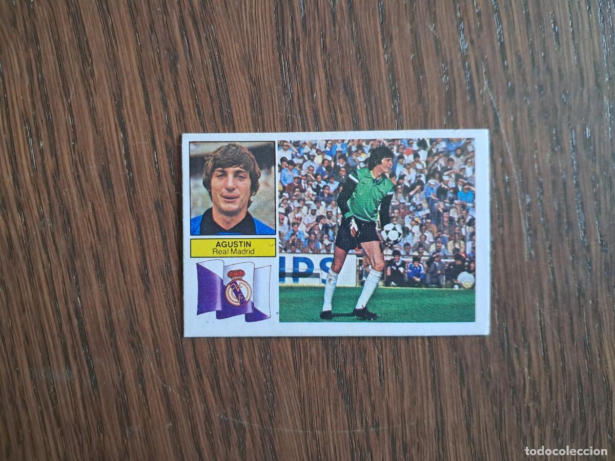 Cromos de f&uacute;tbol: cromo de futbol, edic. Este, liga 82-83, Agust&iacute;n, Real Madrid. sin pegar.