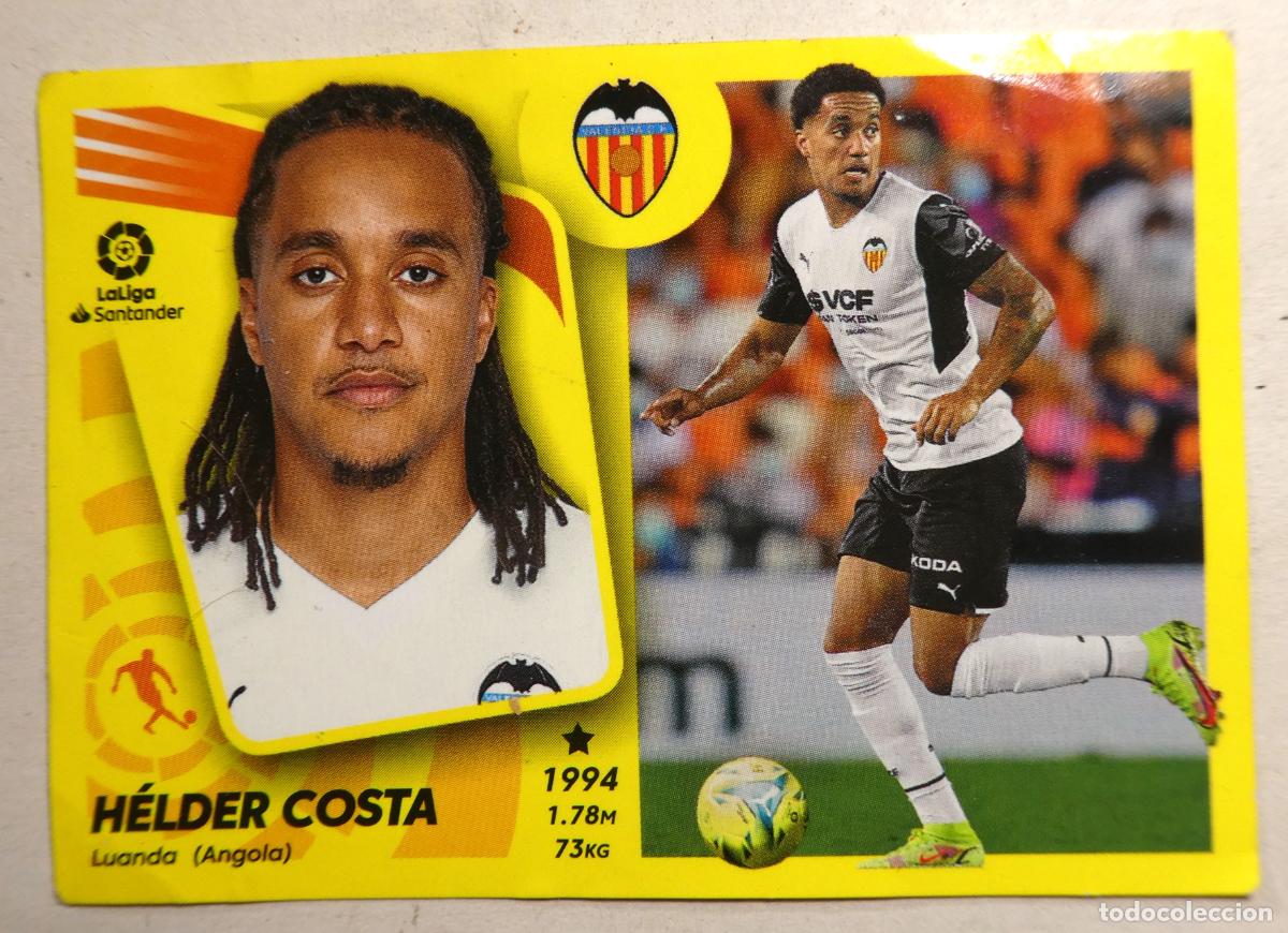 Cromos de f&uacute;tbol: CROMO N&ordm; 14 BIS H&Eacute;LDER COSTA VALENCIA CF, COLECCIONES ESTE 2021 2022 nuevo