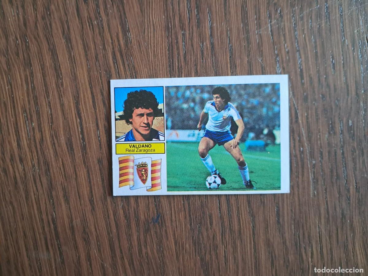 Cromos de f&uacute;tbol: cromo de futbol, edic. Este, liga 82-83, Valdano, Real Zaragoza. sin pegar.