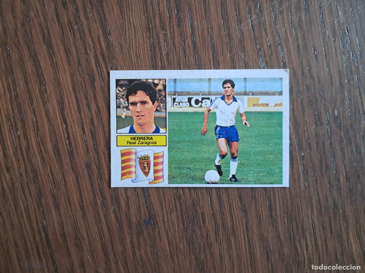 Cromos de f&uacute;tbol: cromo de futbol, edic. Este, liga 82-83, Herrera, Real Zaragoza. sin pegar.
