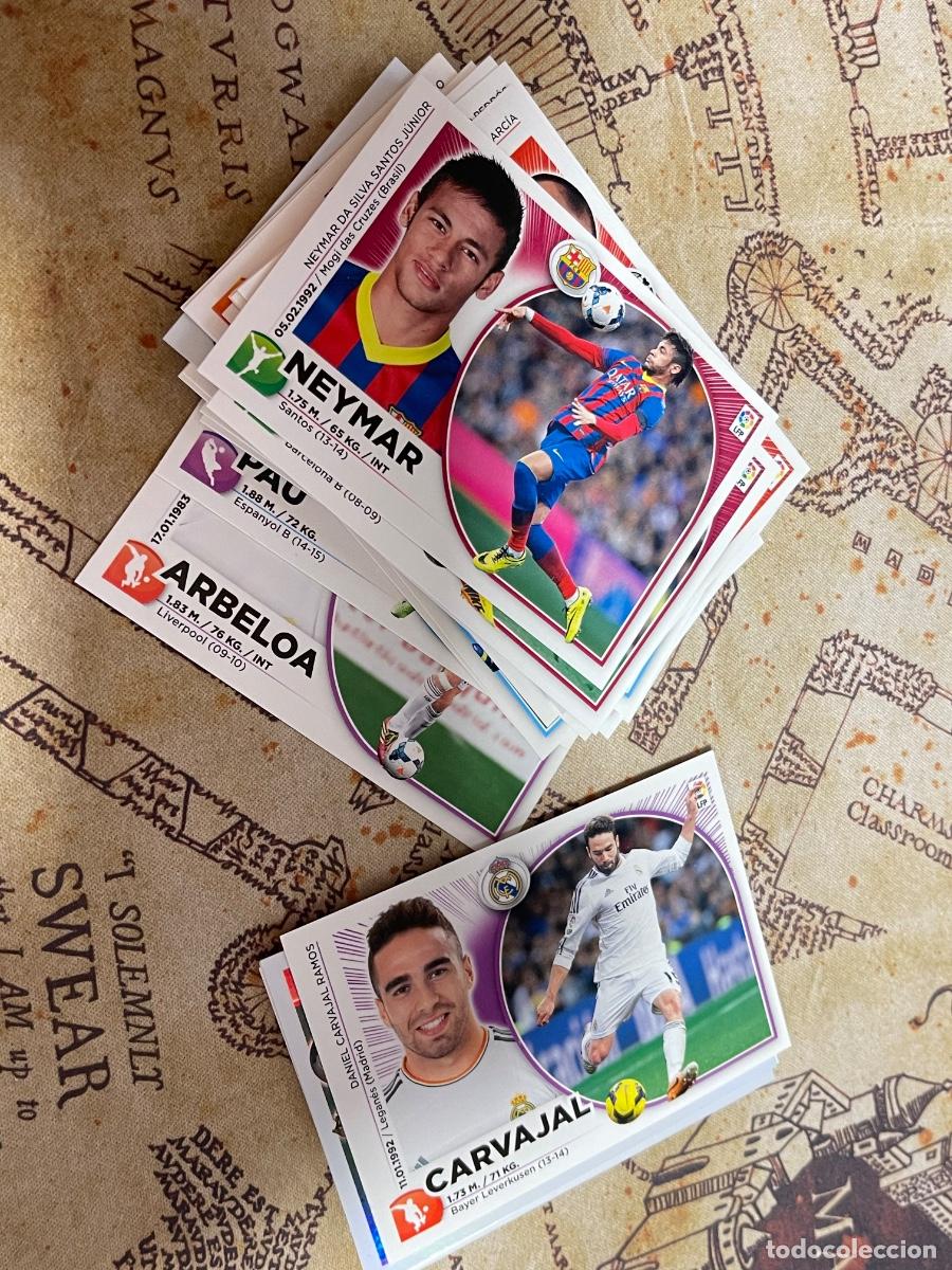 Cromos de f&uacute;tbol: Lote 41 cromos Liga ESTE 2014-15 (Incluye Neymar)