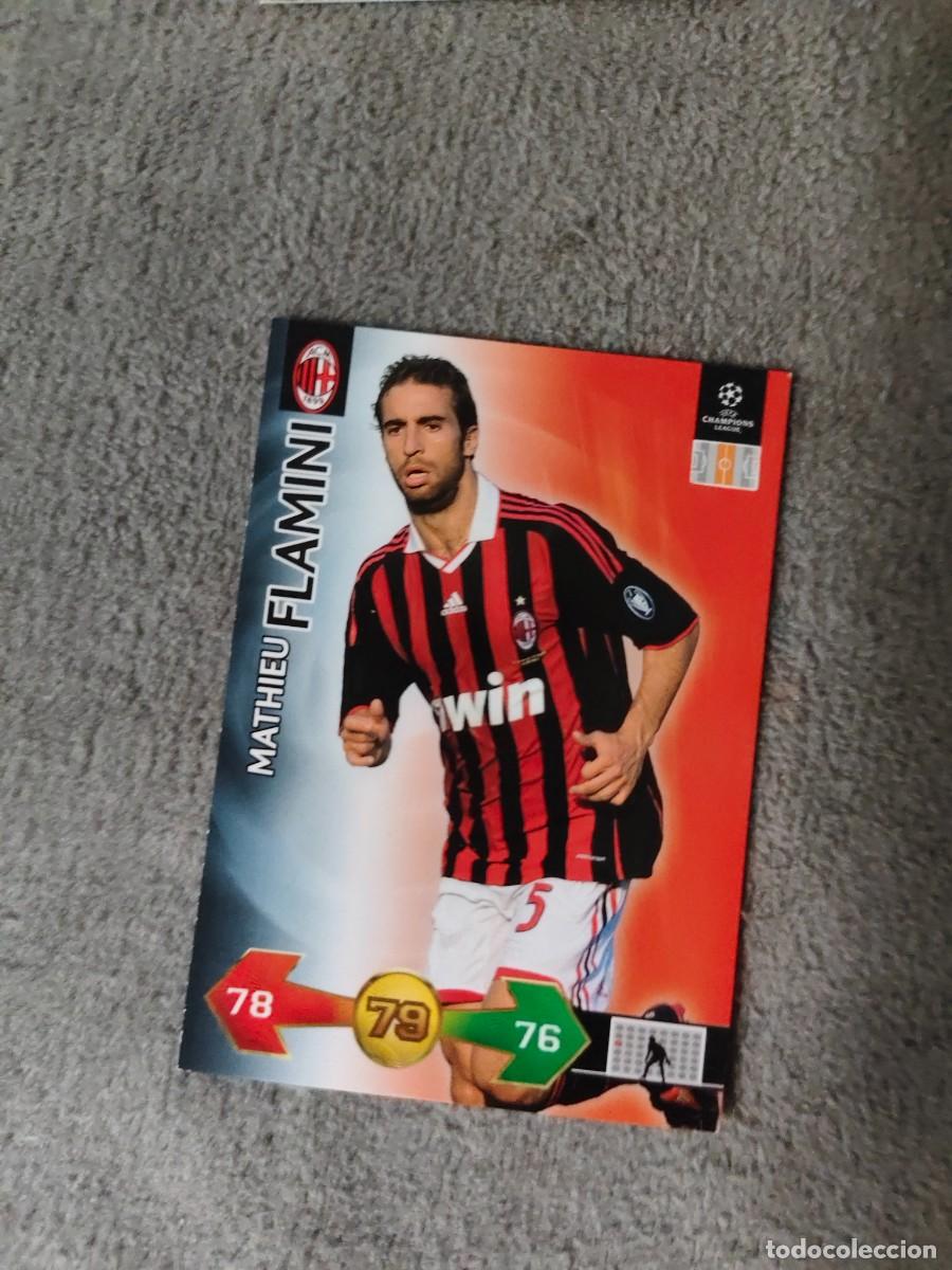 Figurine di Calcio: SUPER STRIKES 2009 10 MATHIEU FLAMINI AC MILAN ADRENALYN PANINI CHAMPIONS LEAGUE 09 2010 AAO