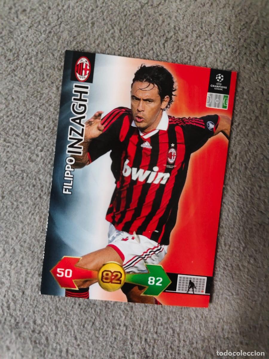Cromos de f&uacute;tbol: SUPER STRIKES 2009 10 FILIPPO INZAGHI AC MILAN ADRENALYN PANINI CHAMPIONS LEAGUE 09 2010 AAO