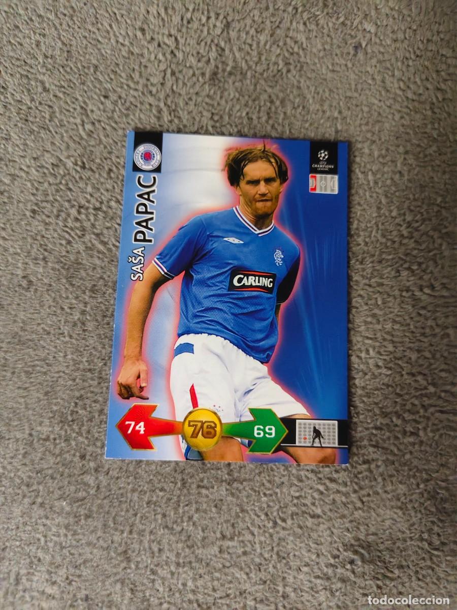 Football Stickers: SUPER STRIKES 2009 10 SA&Scaron;A PAPAC RANGERS FC ADRENALYN PANINI CHAMPIONS LEAGUE 09 2010 AAO