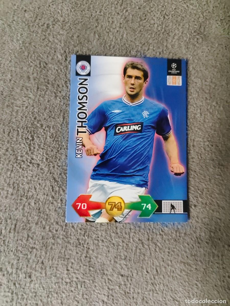 Cromos de f&uacute;tbol: SUPER STRIKES 2009 10 KEVIN THOMSON RANGERS FC ADRENALYN PANINI CHAMPIONS LEAGUE 09 2010 AAO