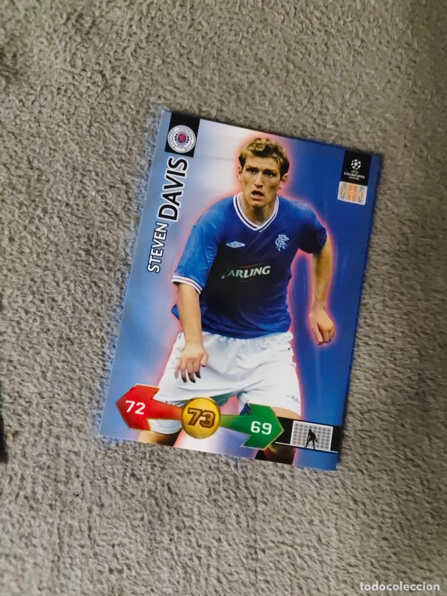 Cromos de f&uacute;tbol: SUPER STRIKES 2009 10 STEVEN DAVIS RANGERS FC ADRENALYN PANINI CHAMPIONS LEAGUE 09 2010 AAO